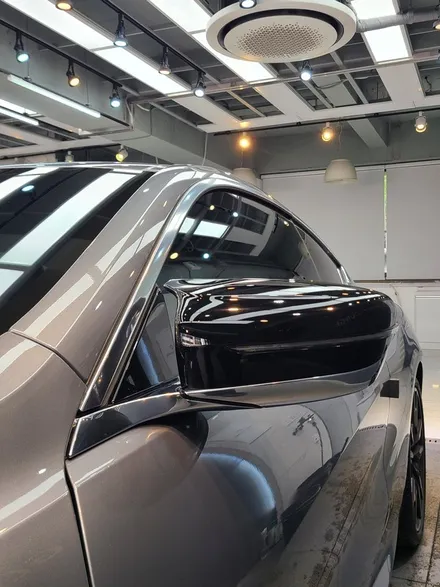 양재동 크롬 죽이기 랩핑 시공해 드렸어요 BMW M850i / 서울 서초
