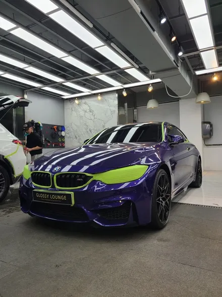 양재동 PPF 5년이 지난 후 제거 BMW M4 / 서울 서초