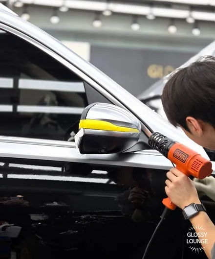 서초 랩핑 벤츠 GLS 마이바흐, 투톤 랩핑 전후 차이 / 서울 서초