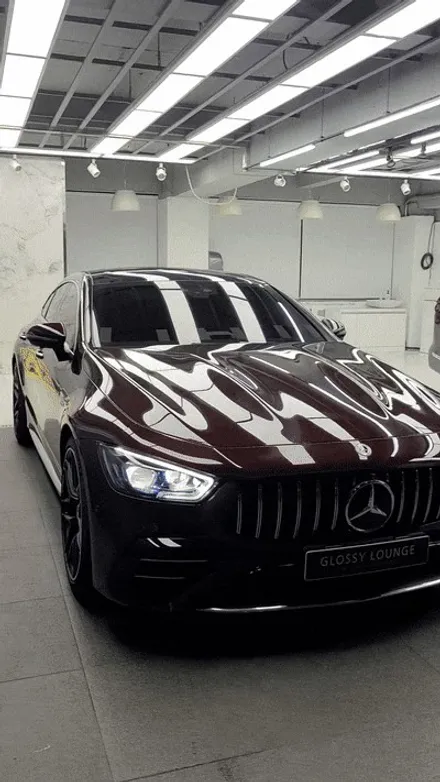 강남 서초 신차광택/유리막코팅 시공 [벤츠 AMG GT43] / 서울 서초