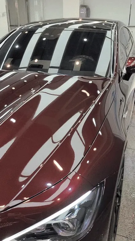 강남 서초 신차광택/유리막코팅 시공 [벤츠 AMG GT43] / 서울 서초