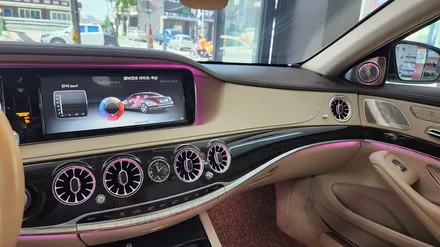벤츠 s클래스 w222 송풍구 엠비언트 LED 시공. 필수 튜닝용품. 대전 전문시공. / 대전, 세종, 천안
