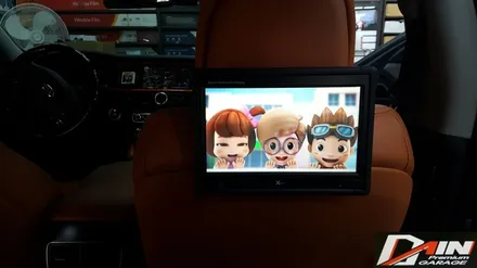 동양전자 xm 9인치 헤드레스트 모니터 장착! 기아 k9 순정형 리어모니터 설치! / 대전 대덕구 중리동
