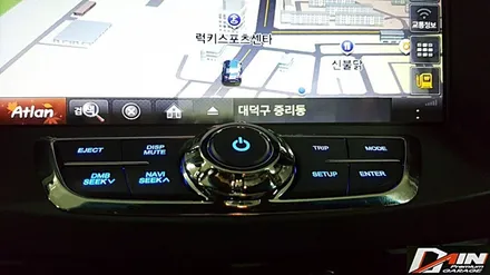대전 네비매립 전문! YF소나타 아틀란8인치 오디오 일체형 시공 / 대전 대덕구 중리동