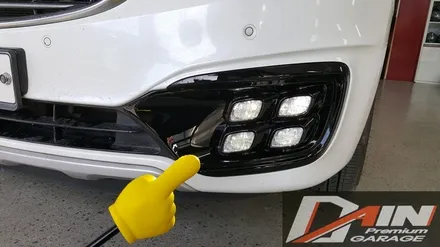 올뉴카니발 4구 LED 안개등 개조! 대전 카니발 전문시공 / 대전 대덕구 중리동