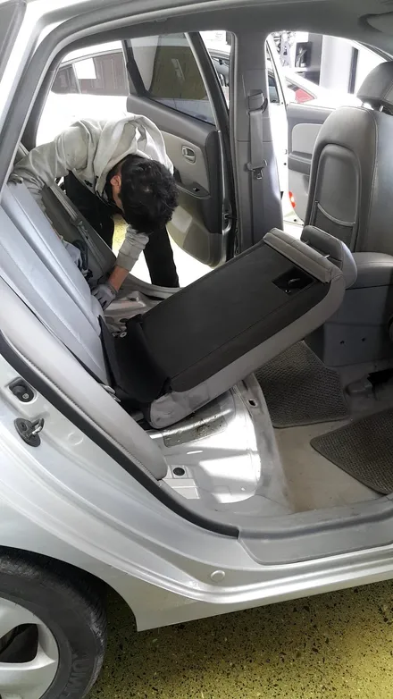 아반떼HD 카시트브라켓 아이소픽스(ISOFIX) 설치하기! 대전 다인카마트 / 대전, 세종, 천안