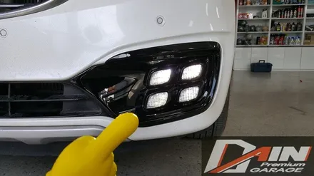 올뉴카니발 4구 LED 안개등 개조! 대전 카니발 전문시공 / 대전 대덕구 중리동