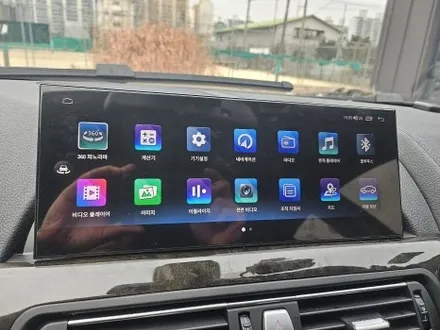 청주 올인원 카플레이 내비게이션 어라운드뷰 서라운드뷰 및 크리스탈기어봉 bmw 640d 장착 / 청주, 세종, 천안