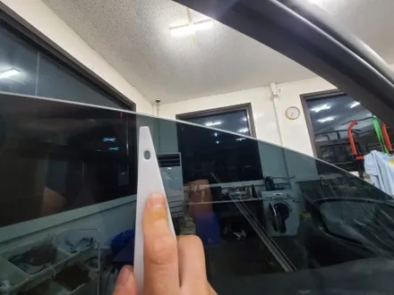 청주 프리미엄 썬팅 재시공 가성비 필름 애니가드 AP80R 열차단 반사 필름 썬팅 제네시스 DH 시공 / 청주, 세종, 천안