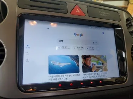 청주 올인원 안드로이드 내비게이션 폭스바겐 티구안 카나로Q 후방카메라 장착 / 청주, 세종, 천안