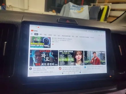 청주 올인원 안드로이드 내비게이션 9인치 카나로Q 후방카메라 핸들 리모컨 레이 장착 / 청주, 세종, 천안