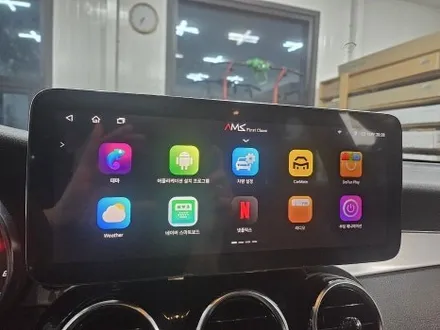 청주 카플레이 안드로이드 오토 벤츠 glc 350e 올인원 장착 / 청주, 세종, 천안