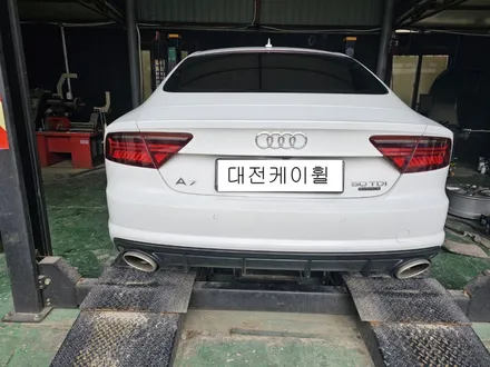 다이아몬드컷팅 휠복원 및 휠도색 휠수리 휠복원 [대전케이휠] 아우디a7 캘리퍼커버 장착and펄블랙 휠 도색! / 대전 대덕구 오정동