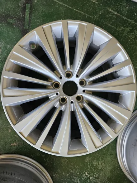다이아몬드컷팅 휠복원 및 휠도색 휠수리 휠복원 [대전케이휠] BMW 5GT 실버 휠복원 / 대전 대덕구 오정동