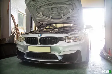 BMW M4 다운파이프 장착 . 배기음 / 용인 처인구