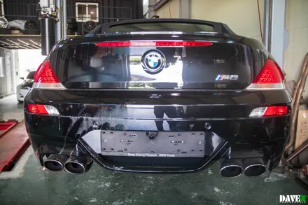 BMW E60 M6 V10 커스텀 듀얼가변머플러 작업 / 용인 처인구