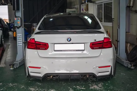 F80M3 노멀배기(CS배기)M퍼포먼스 배기이식작업,플랩떠는소리해결! / 용인 처인구