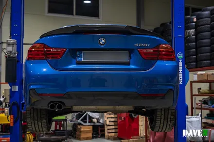BMW 428I컨버터블 2.0터보 커스텀가변배기 작업 / 용인 처인구