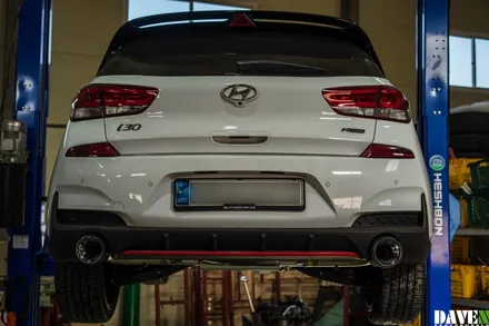 i30n라인 1.6터보 데븐가변배기+스포츠레조+130파이카본팁 / 용인 처인구