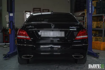 오리지널 국산 V8 에쿠스VI 5.0 스포츠레조+듀얼가변엔드 커스텀 작업 / 용인 처인구