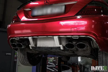 심금을 울리는 SLK 55AMG 스포츠레조+듀얼가변엔드 커스텀 작업 / 용인 처인구