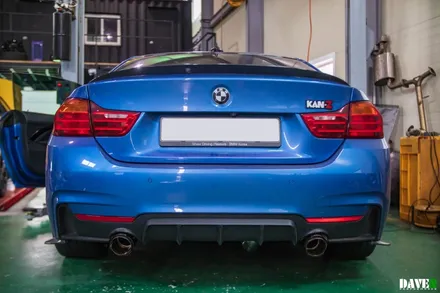 bmw 428i 커스텀듀얼머플러 작업.데븐퍼포먼스 / 용인 처인구