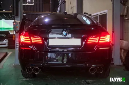 BMW 528I 듀얼가변머플러 커스텀작업 / 용인 처인구