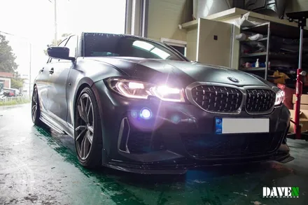 BMW G20 340I 다운파이프+허브스페이스 장착 / 용인 처인구