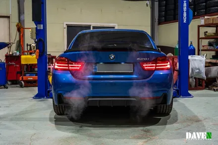 BMW 428I컨버터블 2.0터보 커스텀가변배기 작업 / 용인 처인구