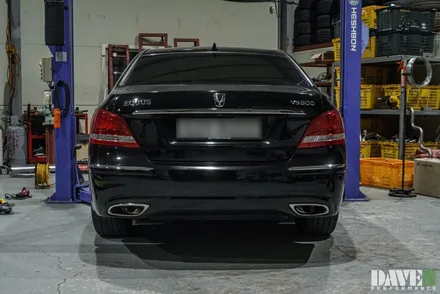 오리지널 국산 V8 에쿠스VI 5.0 스포츠레조+듀얼가변엔드 커스텀 작업 / 용인 처인구