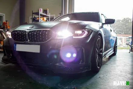 BMW G20 340I 다운파이프+허브스페이스 장착 / 용인 처인구