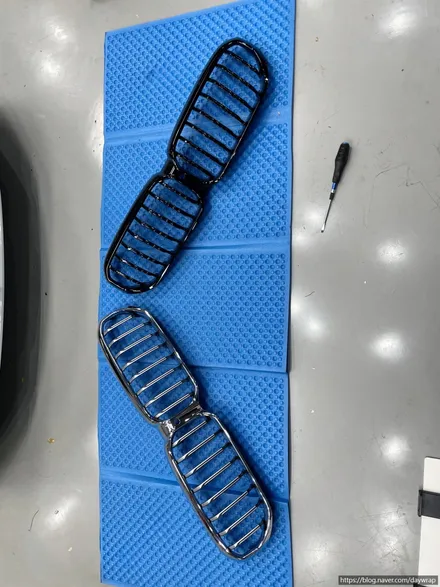 논현랩핑 BMW 5시리즈 크롬죽이기 / 강남, 개포, 양재