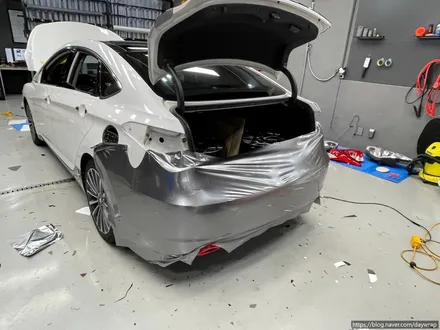 개포랩핑 현대 i40 타이니봇 메탈페인트화이트&쥬시밀크그레이 / 강남, 개포, 양재