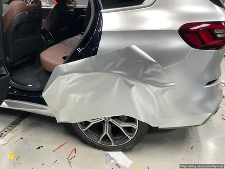 강남랩핑 BMW X5 타이니봇 펄메탈실버 / 강남, 개포, 양재