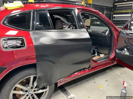 개포랩핑 BMW X4 에이버리 사틴블랙 / 강남, 개포, 양재