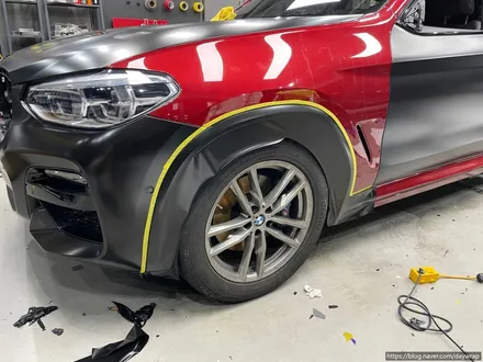 개포랩핑 BMW X4 에이버리 사틴블랙 / 강남, 개포, 양재