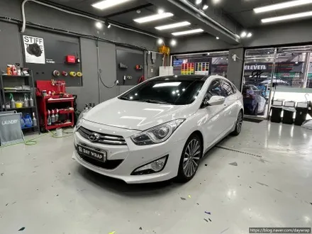 개포랩핑 현대 i40 타이니봇 메탈페인트화이트&쥬시밀크그레이 / 강남, 개포, 양재