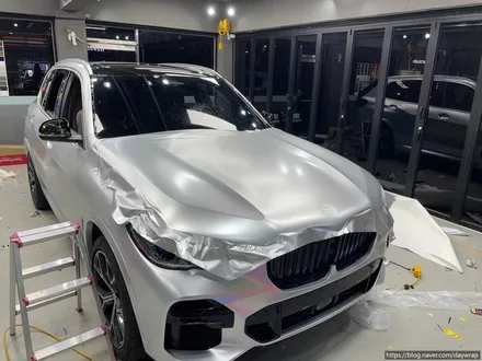 강남랩핑 BMW X5 타이니봇 펄메탈실버 / 강남, 개포, 양재