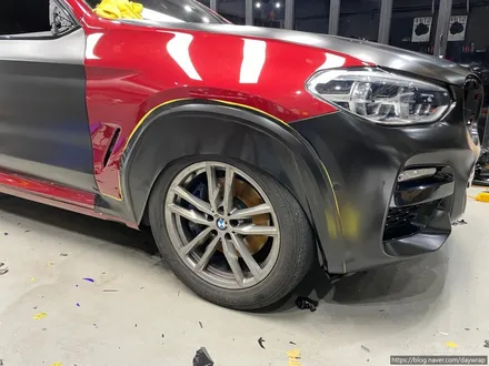 개포랩핑 BMW X4 에이버리 사틴블랙 / 강남, 개포, 양재