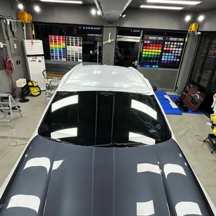 강남랩핑 BMW X6 전체랩핑 타이니봇 매트 펄 화이트 / 강남, 개포, 양재