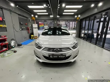 개포랩핑 현대 i40 타이니봇 메탈페인트화이트&쥬시밀크그레이 / 강남, 개포, 양재