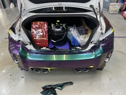 강남랩핑 BMW M2 전체랩핑 브라바도 매직 패셔너스 레드 / 강남, 개포, 양재