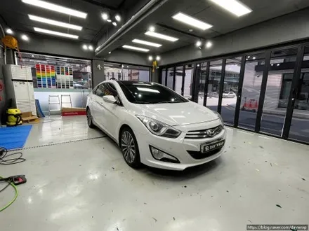 개포랩핑 현대 i40 타이니봇 메탈페인트화이트&쥬시밀크그레이 / 강남, 개포, 양재