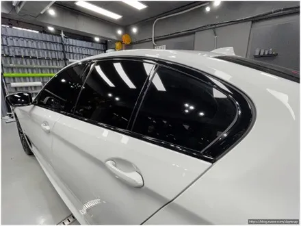 논현랩핑 BMW 5시리즈 크롬죽이기 / 강남, 개포, 양재