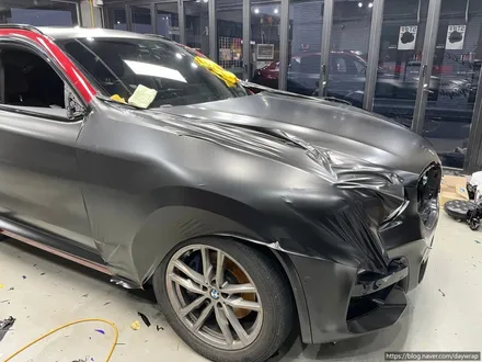 개포랩핑 BMW X4 에이버리 사틴블랙 / 강남, 개포, 양재