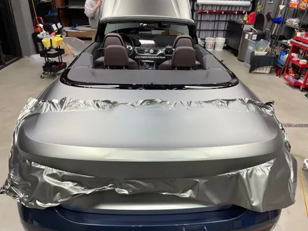 강남랩핑 BMW 4시리즈 컨버터블 타이니봇 무광 밀레니엄 제이드 / 강남, 개포, 양재