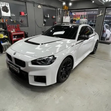 강남랩핑 BMW M2 전체랩핑 브라바도 매직 패셔너스 레드 / 강남, 개포, 양재