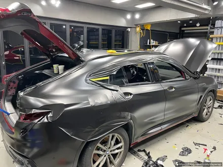 개포랩핑 BMW X4 에이버리 사틴블랙 / 강남, 개포, 양재