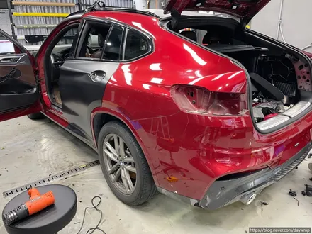 개포랩핑 BMW X4 에이버리 사틴블랙 / 강남, 개포, 양재