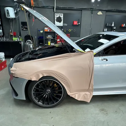 논현 랩핑 벤츠 GT43 전체랩핑 타이니봇 매트 디설트 텐 / 강남, 개포, 양재